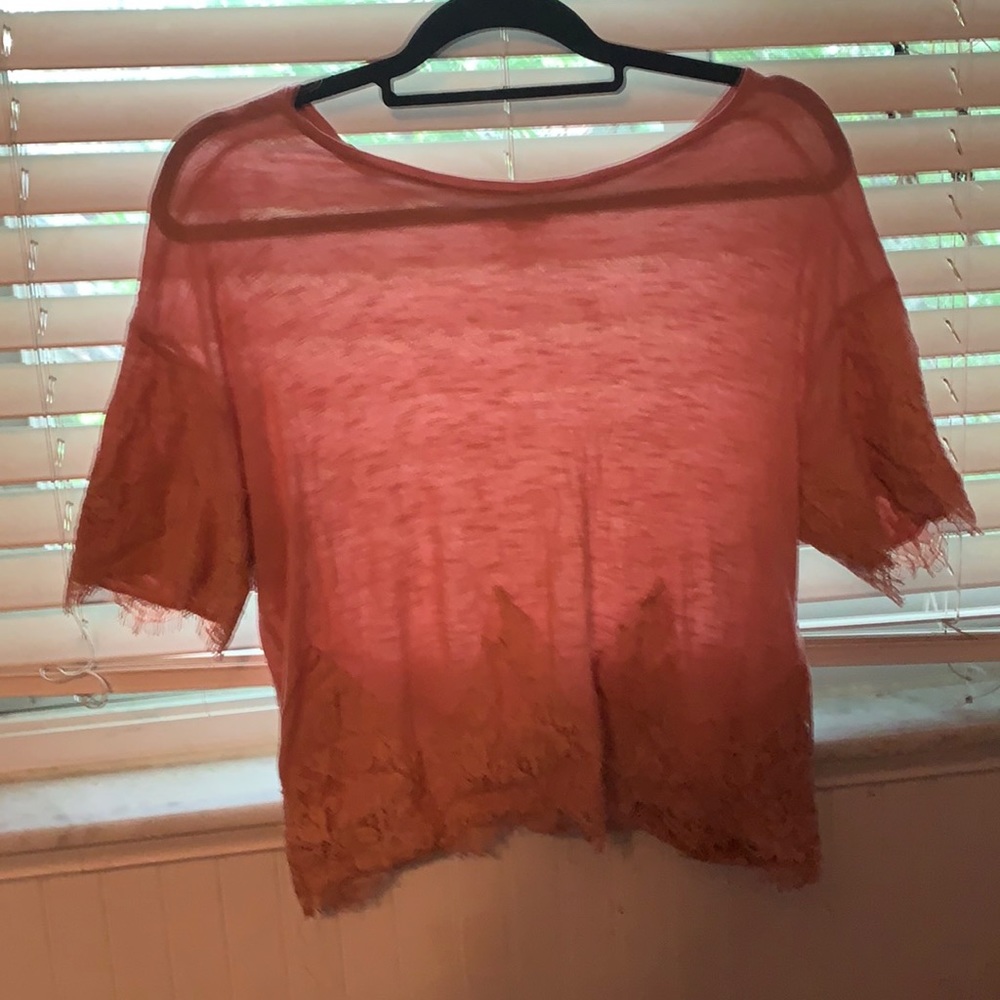 Lacey pink top